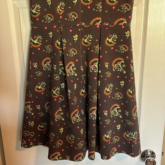 Matilda Jane Friends Forever Maja women’s brown floral dress size medium - Picture 8 of 11